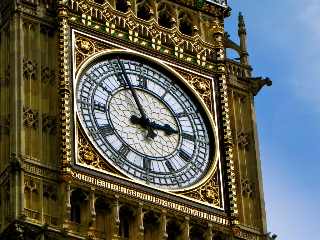 Big Ben clock face