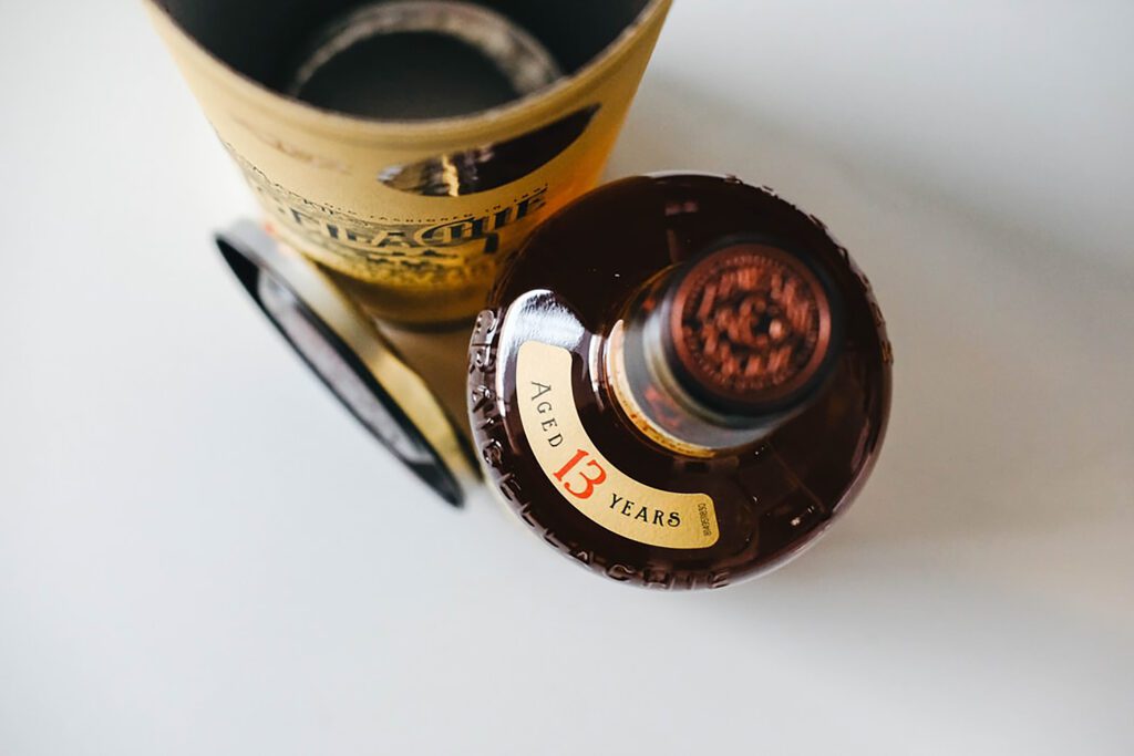 Old brandy bottle which links to the idea of aged debtors